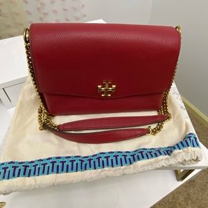 NWOT Tory Burch Small Kira Leather Convertible Crossbody Bag